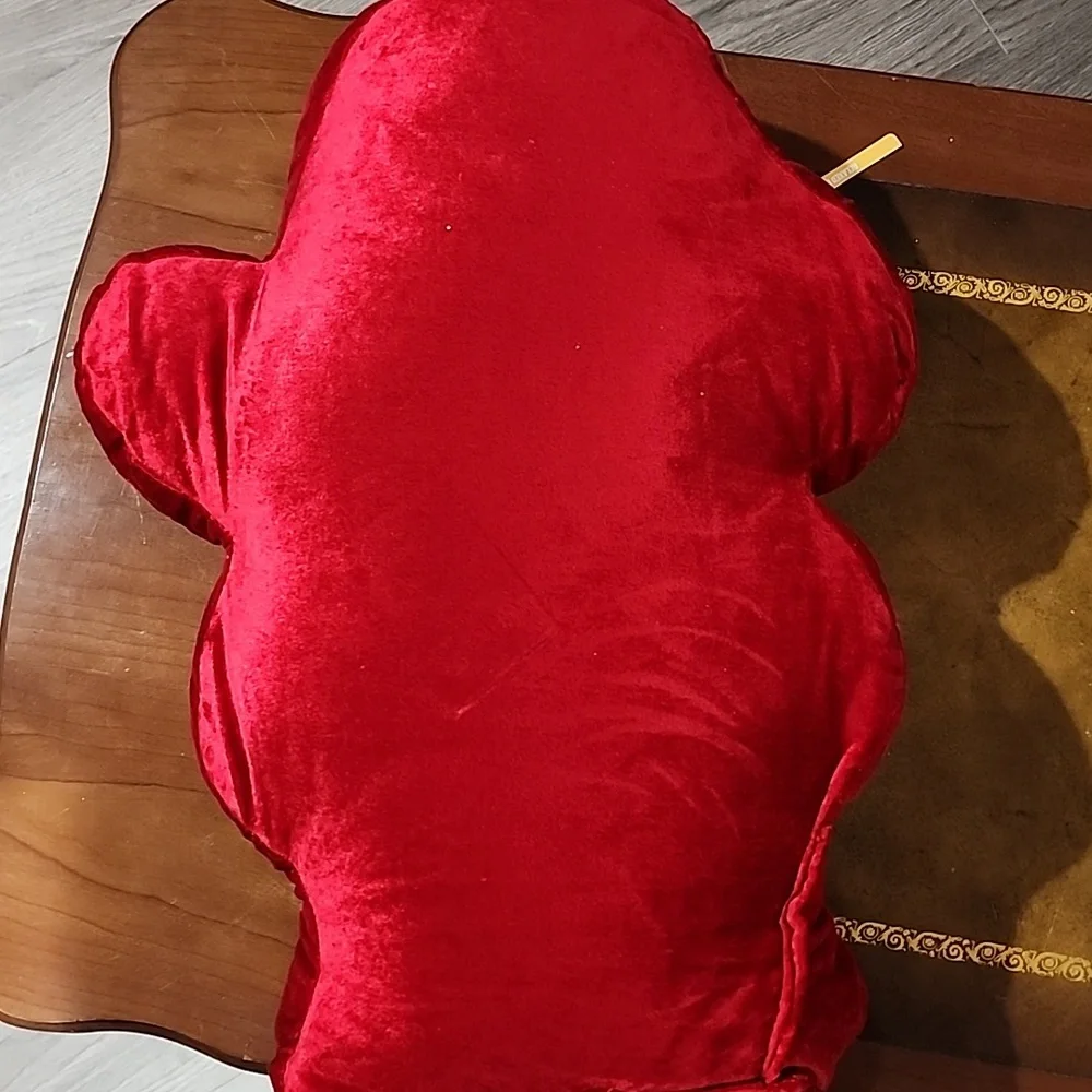 Festive Santa Claus Holiday Pillow